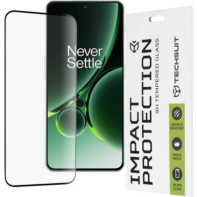 Techsuit OnePlus Nord 3 - 111D пълно покритие / пълно залепено стъкло - черно