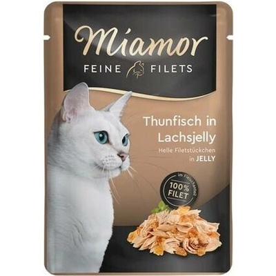 Miamor Feline Filets tuňák a losos jelly 6 x 100 g
