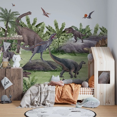 Art Gift Decor Фототапет Динозавърски хабитат