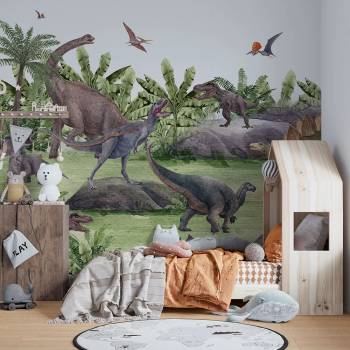 Image 1 of Art Gift Decor Фототапет Динозавърски хабитат