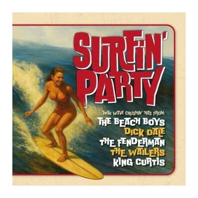 Various - Surfin' Party Clear Blue Vinyl LP