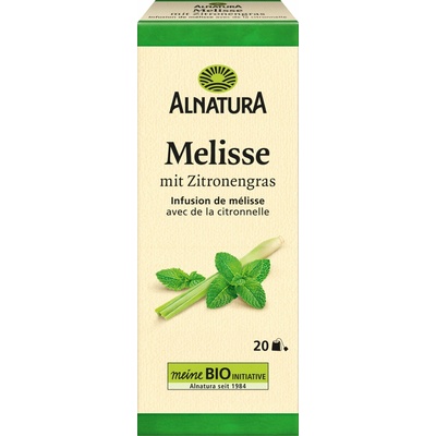 Alnatura Bio meduňkový čaj s citronovou trávou 20 čajových sáčků