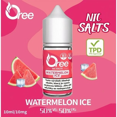 Oree Salt Ledový meloun 10 ml 10 mg