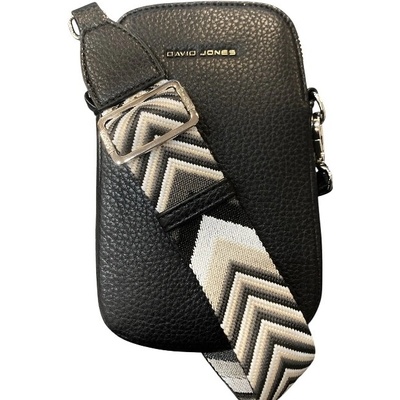 David Jones kabelka na telefon 6937-1f black černá