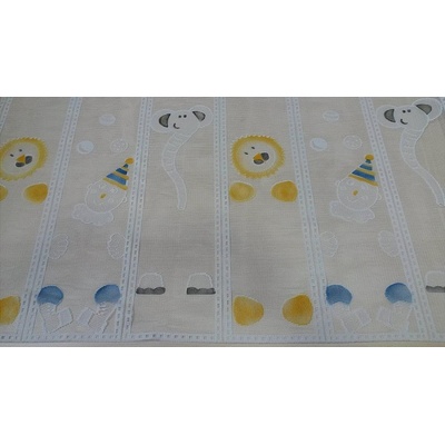 Dětská záclona na vitrážku CIRKUS výška 70 cm