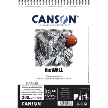 Canson Sp The Wall Скицник 30 31, 4 x 21 cm 200 g White (C400078797)