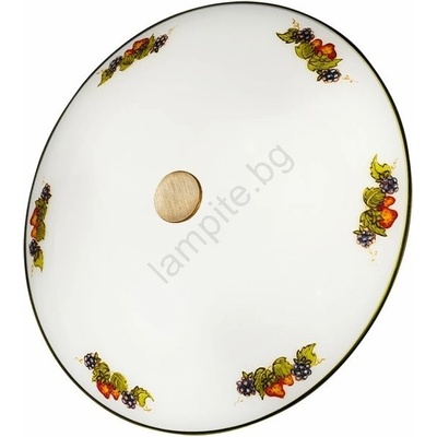 Kolarz 731. U12.4. 113-Потолно осветително тяло NONNA 2xE14/60W/230V Ø 32 см винено/ягодно (KL0301)