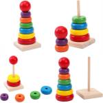 Armtoys БЕБЕШКА ДЪРВЕНА ПИРАМИДА 8 ЧАСТИ