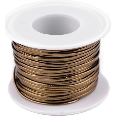 Prima-obchod Šňůra z eko kůže šíře 1,5 mm, barva 11 zlatá tmavá