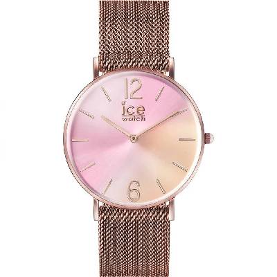 Часовник Ice watch City Sunset Milanese Golden Sun Ex woman watch - Golden (Rose Gold)