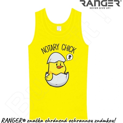 Ranger tielko motív Notary Chick žltá