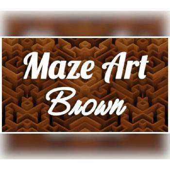 Maze Art: Brown