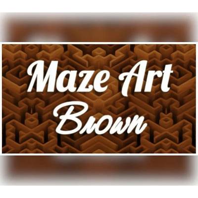 Maze Art: Brown
