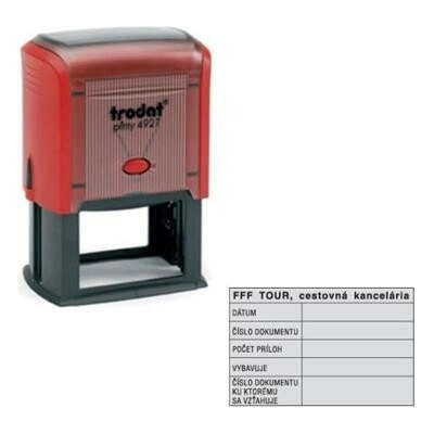 Trodat Printy 4927 60x40mm odtlačok modrý TR004929