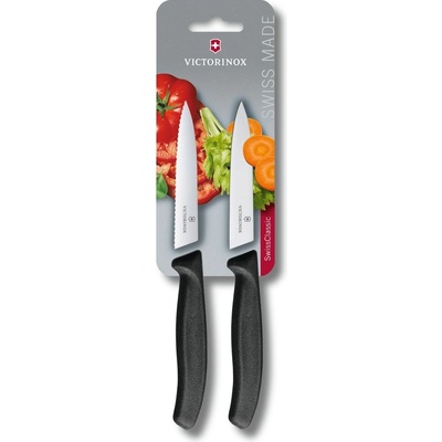 Victorinox SwissClassic 6.7793.B sada kuchyňských nožů 2 ks 11cm černá