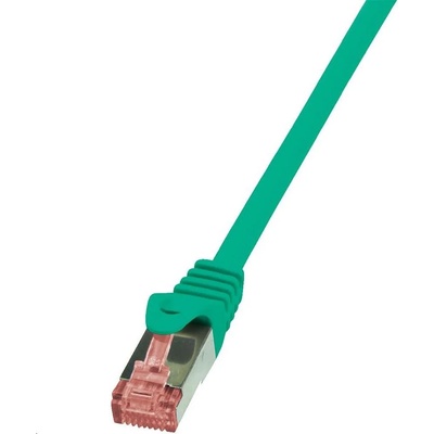 LogiLink Кабел S/FTP LOGILINK Cat6, LSZH, Мед, 1.5 м, Зелен, AWG27, Двойно екраниран CQ2045S (CQ2045S)