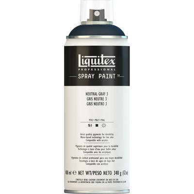 Liquitex farba v spreji 400 ml šedá
