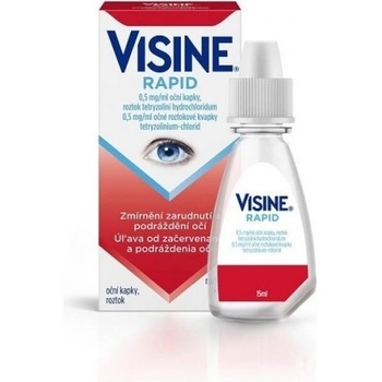 Visine Rapid 0,5 mg/ml očné roztokové kvapky int.opo.1 x 15 ml/7,5 mg