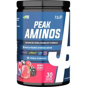 tbJP Peak Aminos | with Peak O2 & Aquamin [570 грама] Горски плодове
