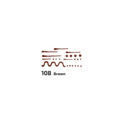 Rosa univerzální kontura 108 brown