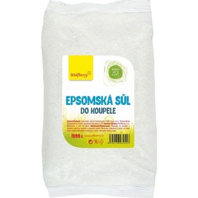 Wolfberry Epsomská soľ do kúpeľa 1000 g