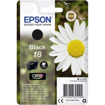 Epson 18 C13T18014012 черен (black) оригинална касета (C13T18014012)