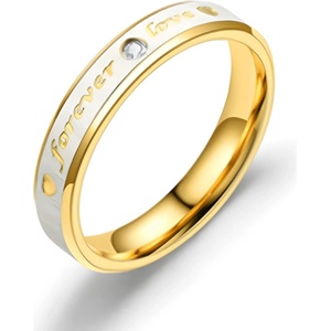 HARAHU Дамски пръстен Forever Love - Златен / 67mm KP32428