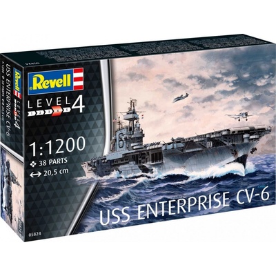 Revell USS Enterprise Plastic ModelKit loď 05824 1:1200