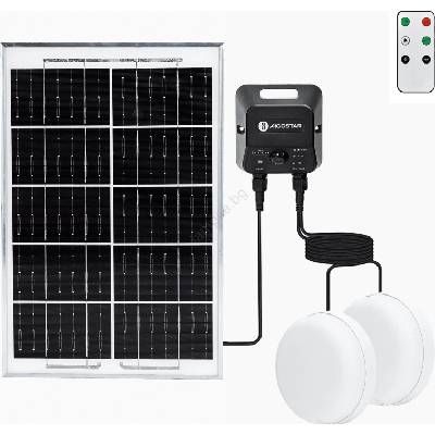 Aigostar - LED соларно таванно осветително тяло 2xLED/35W/3, 7V 6000 mAh IP65 + ДУ (AI2350)