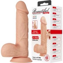 Beautiful Encounter Bahamut Realistic And Flexible Dildo 21.8 Cm Flesh