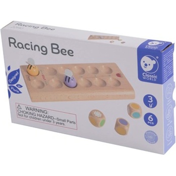 Classic World Детска дървена игра за фина моторика - Сладки пчелички (cw20140)