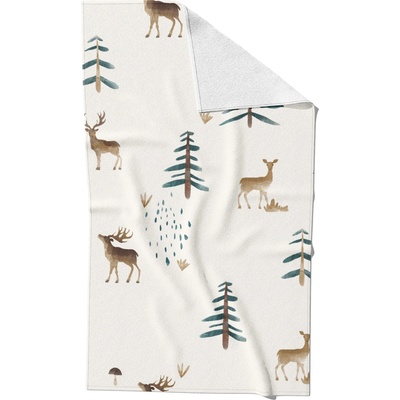 Takoy HT-00159 Rýchloschnúci uterák jeleň v lese 30 x 50 cm