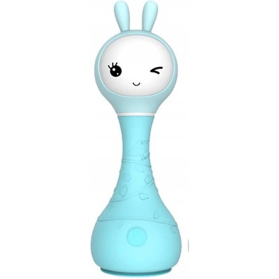 Alilo Chrastítko Smart Bunny Baby s mnoha funkcemi modré
