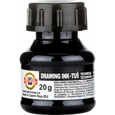 Koh-i-noor Tuš technická černá 20 g – Zboží Mobilmania