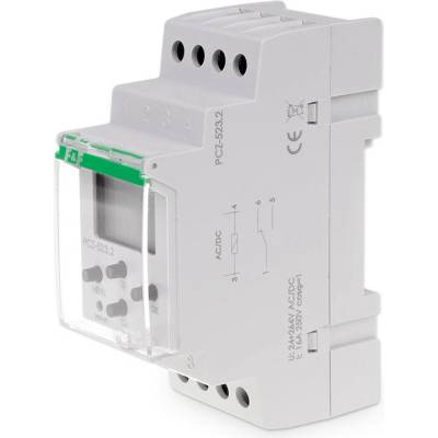PCZ-523 - Impulzné spínacie hodiny, 230V, 16A, 1x NO/NC
