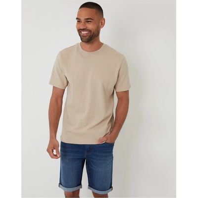 Threadbare Тениска Threadbare Men's Regular Fit Roseburn T-Shirt - Stone
