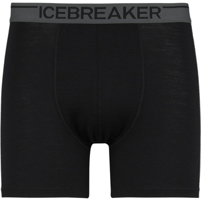 Icebreaker Мъжко мериносово термобельо Icebreaker Anatomica Boxers Merino base layer - Black II (015-1155-3314)