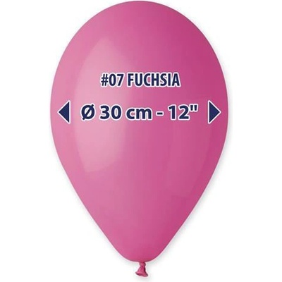 Balonky 30 cm tmavě růžové