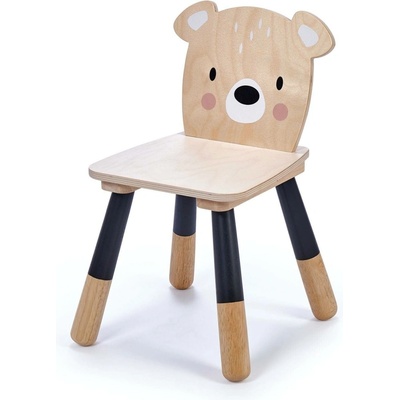 Forest Bear Chair Tender Leaf Toys Dřevěná židle medvěd
