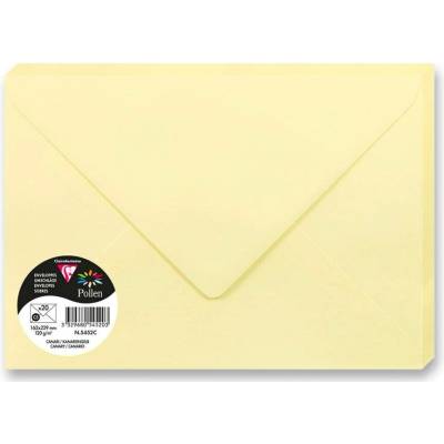 Barevná obálka Clairefontaine C5 120 g [1 ks] Varianta: světle žlutá