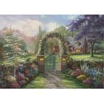 Schmidt Spiele - Puzzle Thomas Kinkade: Hummingbird Cottage - 1 000 piese