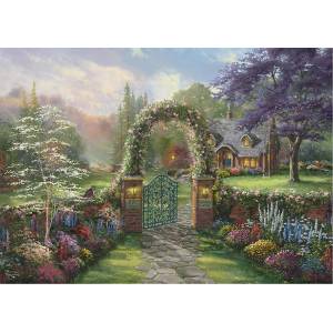 Schmidt Spiele - Puzzle Thomas Kinkade: Hummingbird Cottage - 1 000 piese