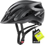 uvex viva 3 - lightweight all-round helmet for men and women - individual size adjustment - washable interior - matt black - 56-62 cm - S410984 (S410984)