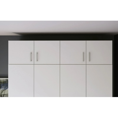 Forte Надстройка за гардероб five 180 см, бяла (ecbn041-120)