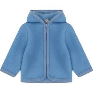 Huttelihut Детско вълнено яке Huttelihut Kid's Jacket Ears Wool Fleece Merino jacket - Windward Blue - размер 86 (EU) (703-6673-0716)