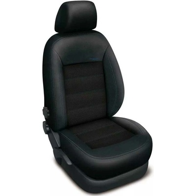 Autopotah Automega FORD TRANSIT CUSTOM II, 2 místa 2023, AUTHENTIC DOBLO, žakar modrý