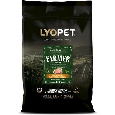 Lyopet Farmer Adult Divoký losos s arktickým krillem 12 kg