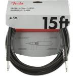 Fender Prof. cable 4.5m S/S Black