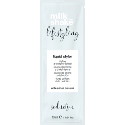 Milk Shake Млечен шейк Lifestyle Liquid Styler UV филтър Лосион за оформяне на коса 10 ml
