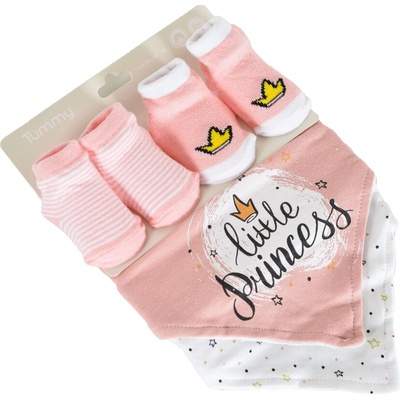 Cangaroo К-т 2 бр. лигавници и 2 бр. чорапи Tummy розов